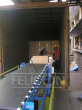Truck Loading, Telescopic Conveyors